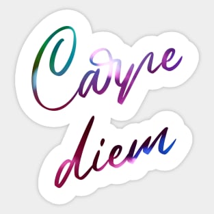 Carpe Diem Abstract Sticker